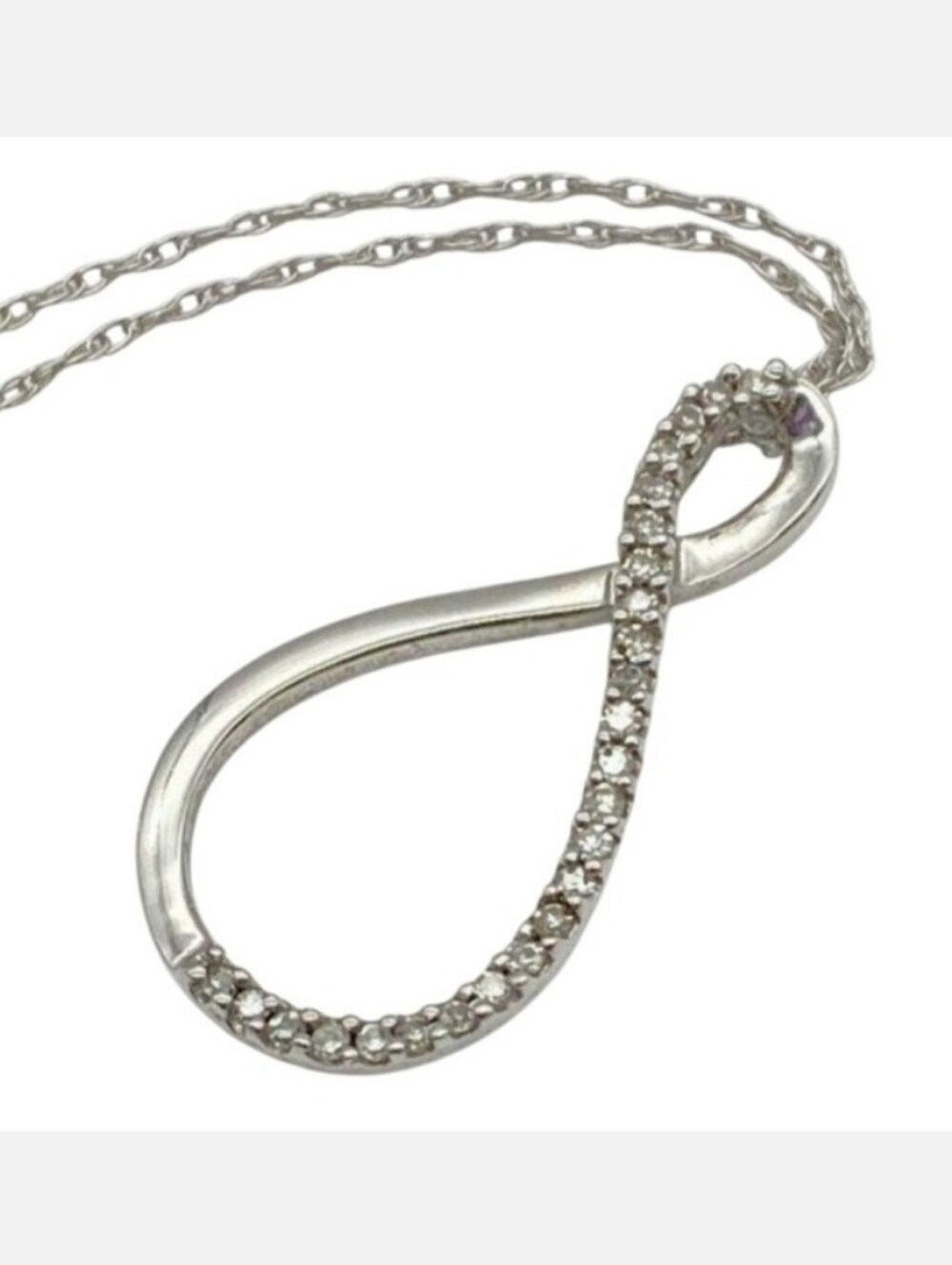 10k Gold Genuine Diamond Necklace